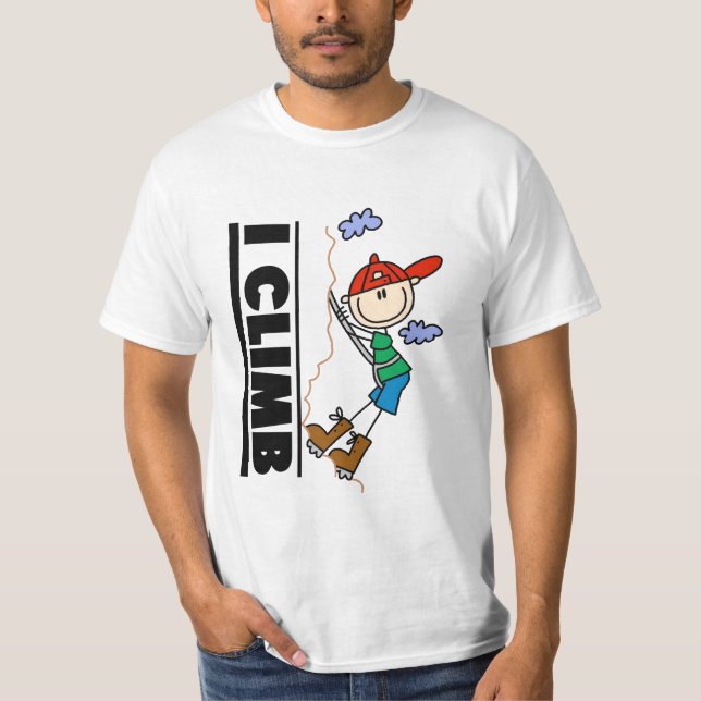 T-shirts et cadeaux d'escalade de roche (Devant)