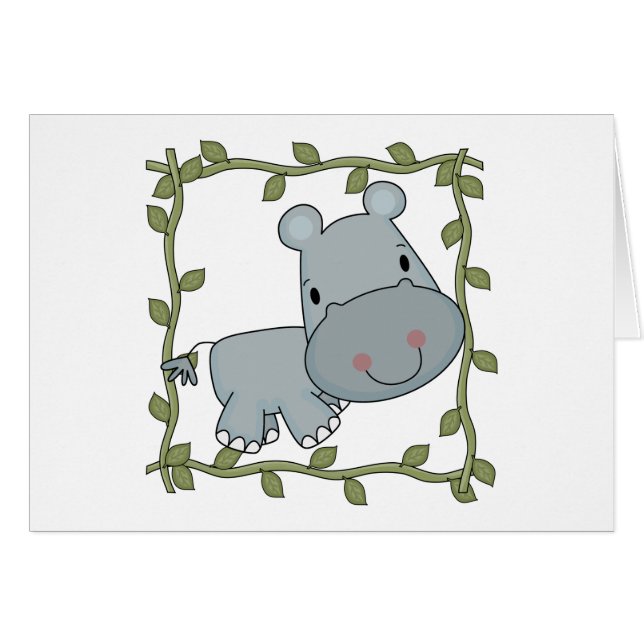 T-shirts et cadeaux d'hippopotame de bébé (Devant horizontal)