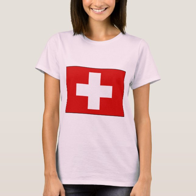 T-shirts et cadeaux Drapeaux suisses (Devant)