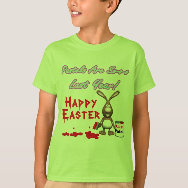 T-shirts et cadeaux drôles de lapin de Pâques (Devant)