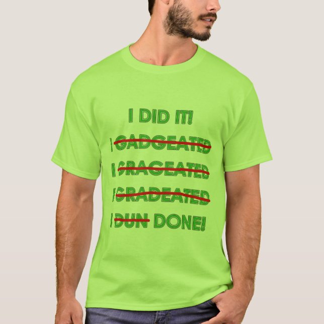 T-shirts et cadeaux drôles d'obtention du diplôme (Devant)
