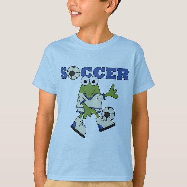 T-shirts et cadeaux du football de grenouille (Devant)