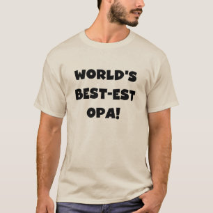 T-shirts et cadeaux du meilleur opa Black Text au 