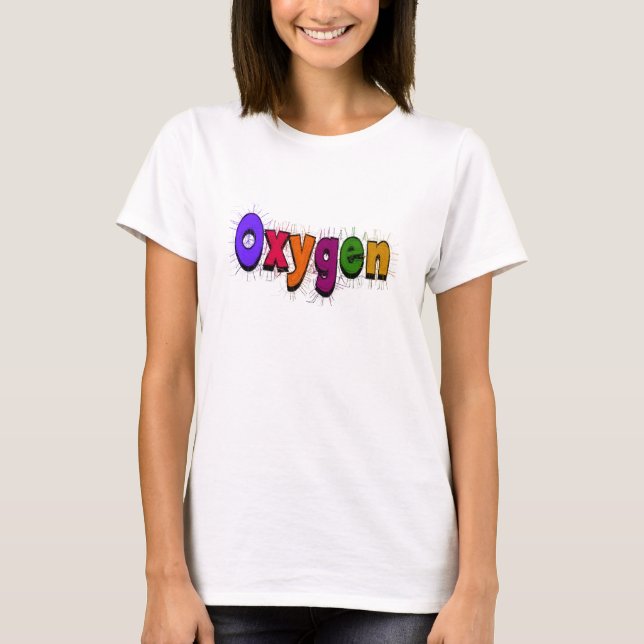 T-shirts et cadeaux du "oxygène" de thérapeute (Devant)