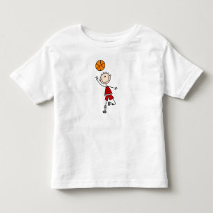T-shirts et cadeaux du Red Boy Basketball Player