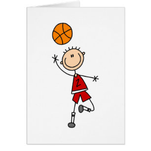 T-shirts et cadeaux du Red Boy Basketball Player