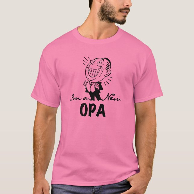 T-shirts et cadeaux en nouvel opa souriants (Devant)
