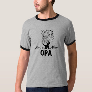 T-shirts et cadeaux en nouvel opa souriants