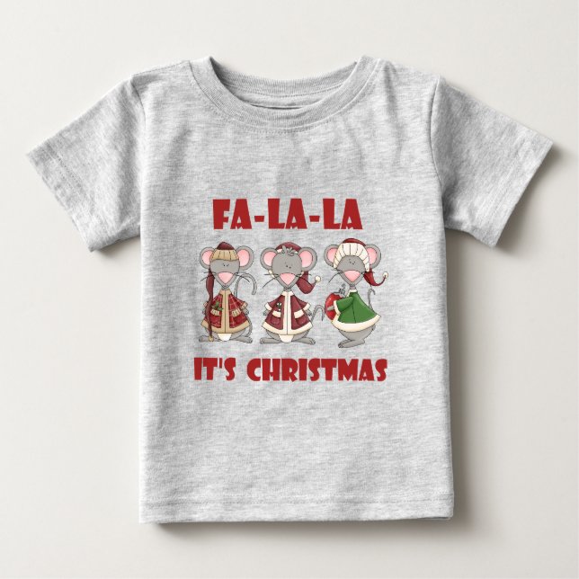T-shirts et cadeaux Fa La Christmas (Devant)