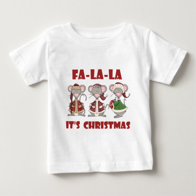 T-shirts et cadeaux Fa La Christmas (Devant)