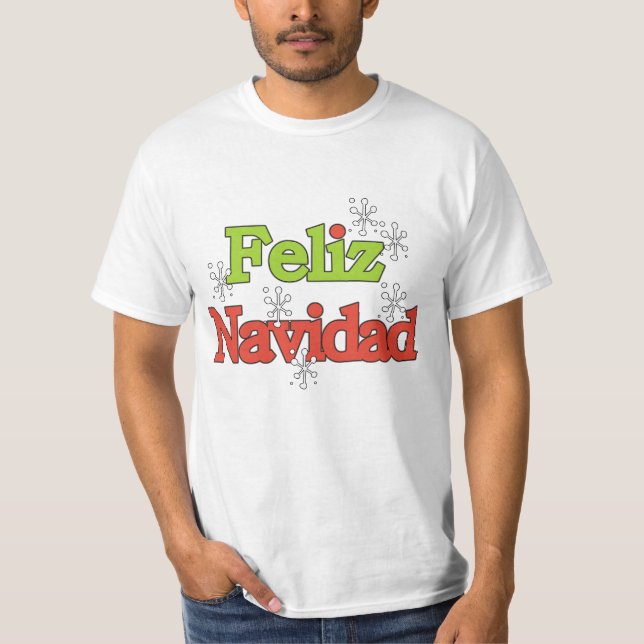 T-shirts et cadeaux Feliz Navidad (Devant)