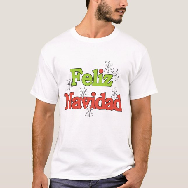 T-shirts et cadeaux Feliz Navidad (Devant)