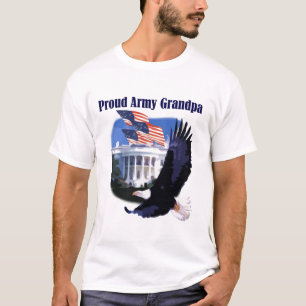 T-shirts et cadeaux fiers de grand-papa d'armée
