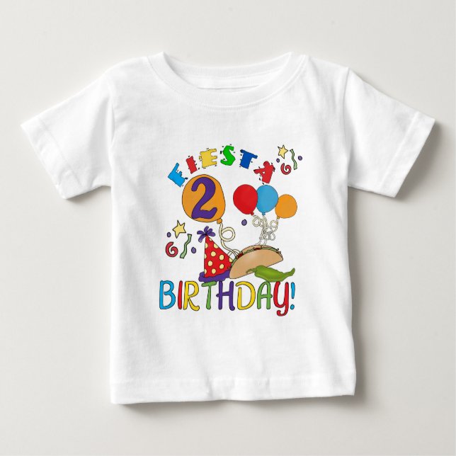 T-shirts et cadeaux Fiesta 2e anniversaire (Devant)