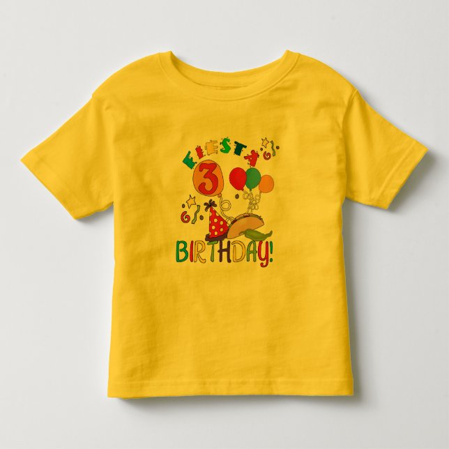 T-shirts et cadeaux Fiesta 3e anniversaire (Devant)