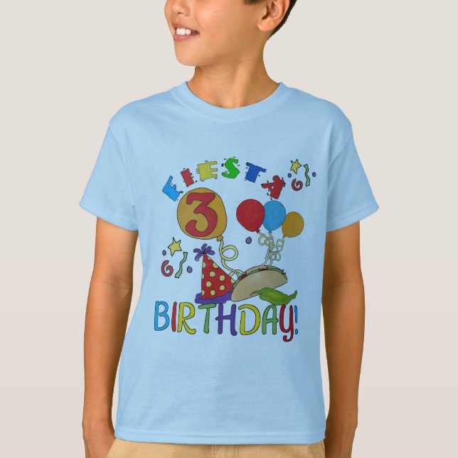 T-shirts et cadeaux Fiesta 3e anniversaire (Devant)
