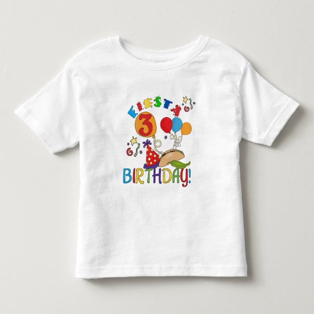 T-shirts et cadeaux Fiesta 3e anniversaire (Devant)