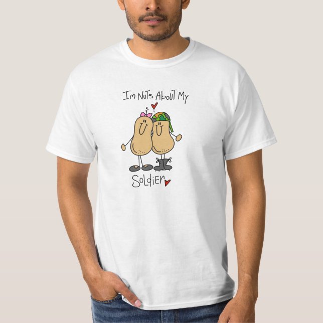 T-shirts et Cadeaux Fous de Mon Soldat (Devant)