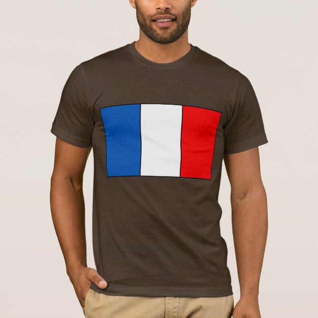 T-shirts et cadeaux français de drapeau (Devant)