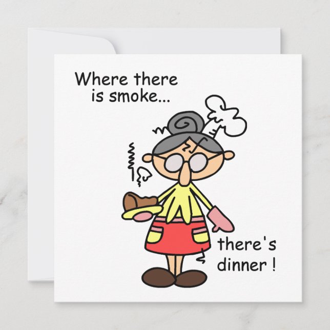 T-shirts et cadeaux fumés et dîners (Devant)