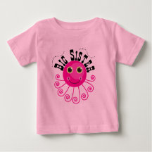 T-shirts et cadeaux Grosse Soeur Pink Octopus