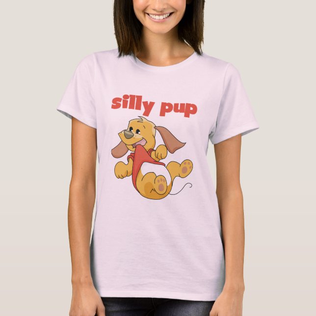T-shirts et cadeaux idiots de chiot (Devant)