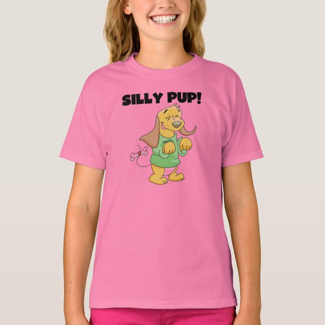 T-shirts et cadeaux idiots de chiot de chemise (Devant)