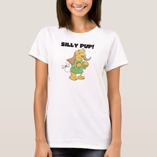 T-shirts et cadeaux idiots de chiot de chemise (Devant)