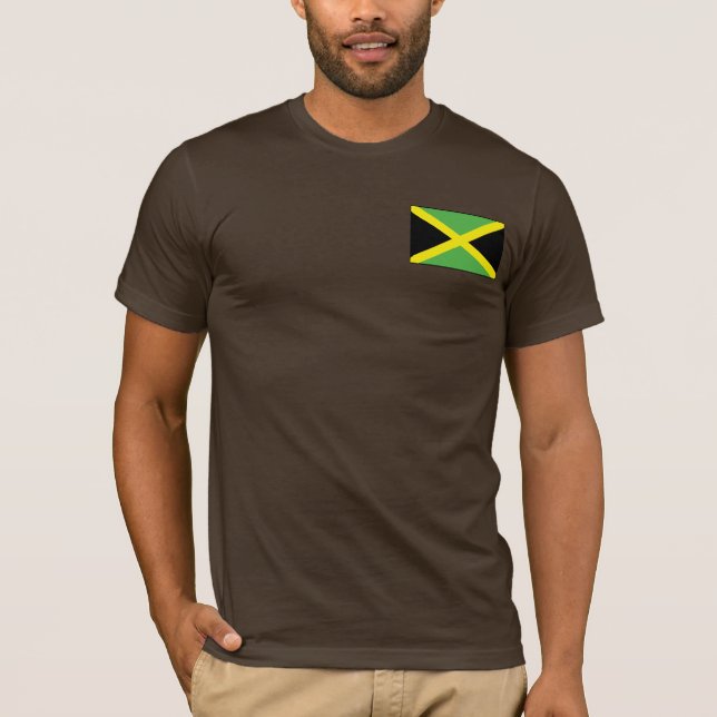 T-shirts et cadeaux jamaïcains de drapeau (Devant)