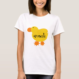 T-shirts et cadeaux jaunes de charlatan de canard