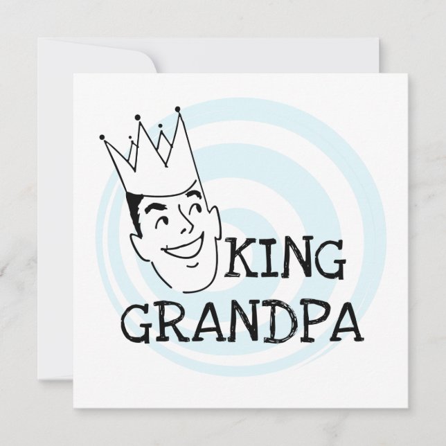 T-shirts et cadeaux King Grandpa (Devant)