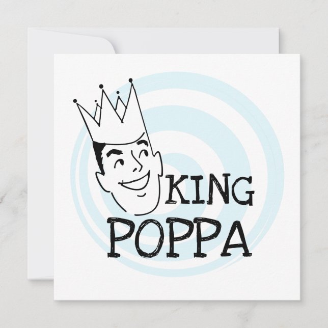 T-shirts et cadeaux King Poppa (Devant)