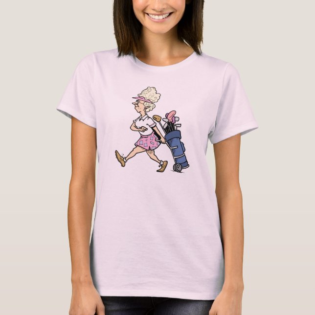 T-shirts et cadeaux Lady Golfer (Devant)