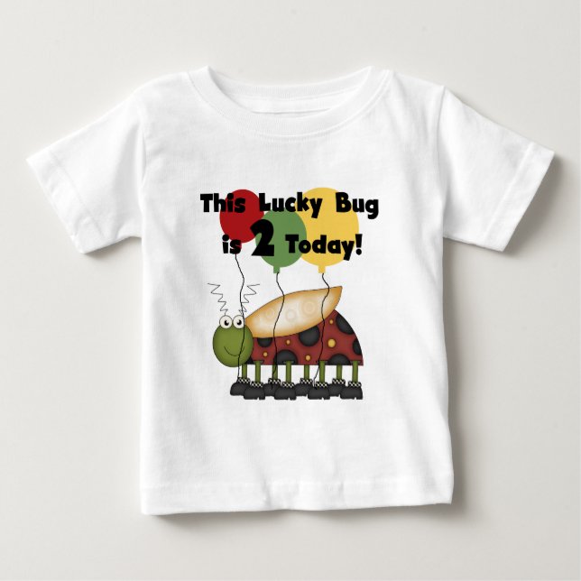 T-shirts et cadeaux Lucky Bug 2e anniversaire (Devant)