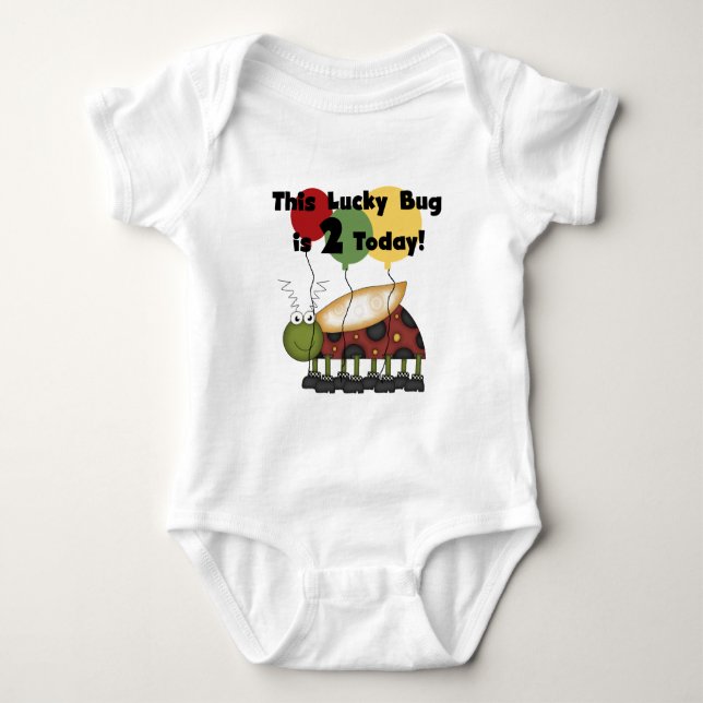 T-shirts et cadeaux Lucky Bug 2e anniversaire (Devant)