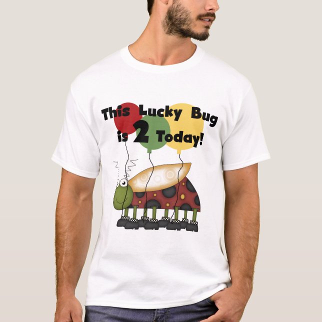 T-shirts et cadeaux Lucky Bug 2e anniversaire (Devant)
