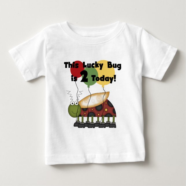 T-shirts et cadeaux Lucky Bug 2e anniversaire (Devant)