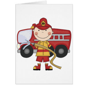 T-shirts et cadeaux masculins de sapeur-pompier