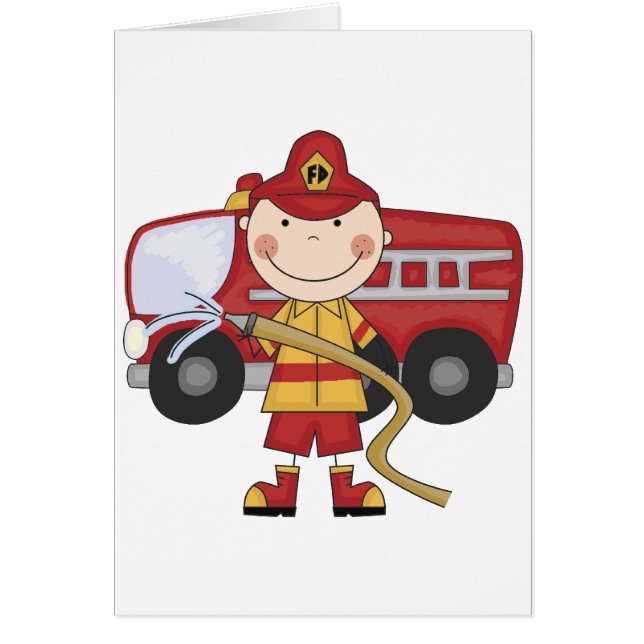 T-shirts et cadeaux masculins de sapeur-pompier (Devant)