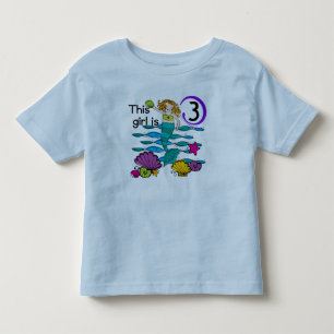 T-shirts et cadeaux Mermaid 3e anniversaire