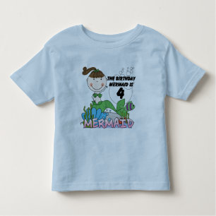 T-shirts et cadeaux Mermaid 4th Birthday