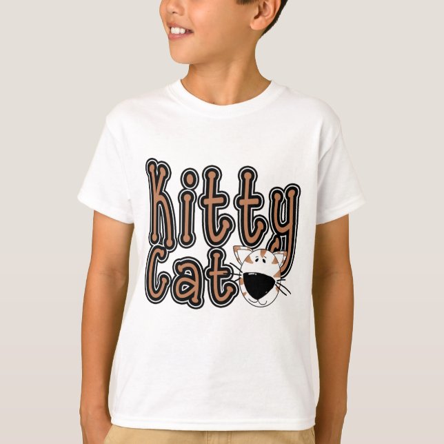 T-shirts et cadeaux mignons de chat de Kitty (Devant)