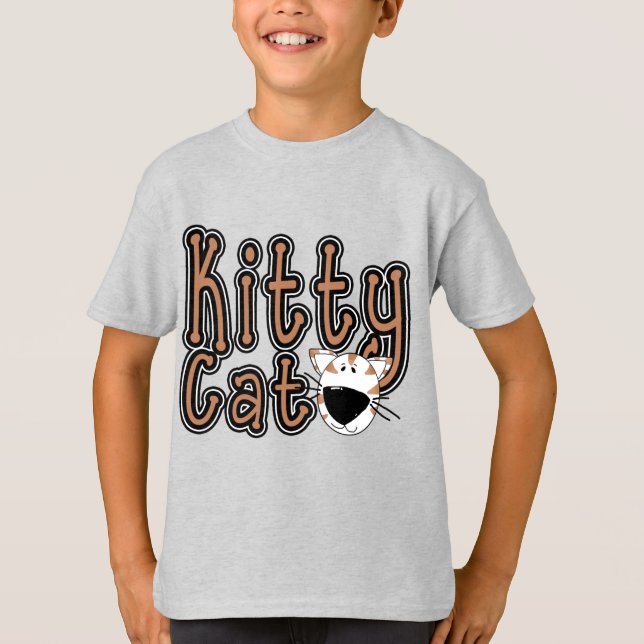 T-shirts et cadeaux mignons de chat de Kitty (Devant)