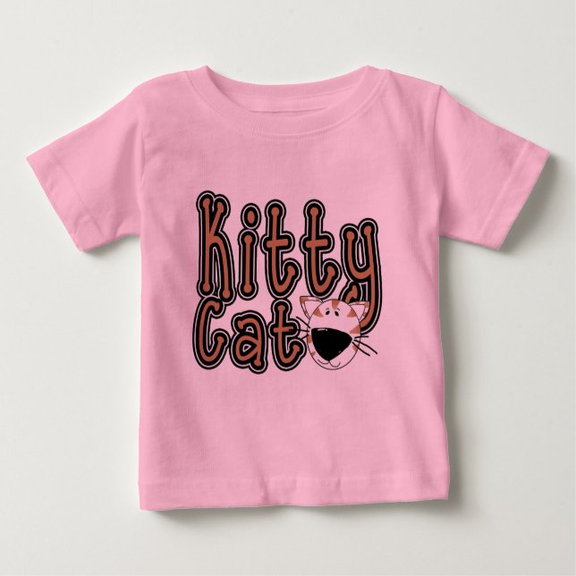 T-shirts et cadeaux mignons de chat de Kitty (Devant)