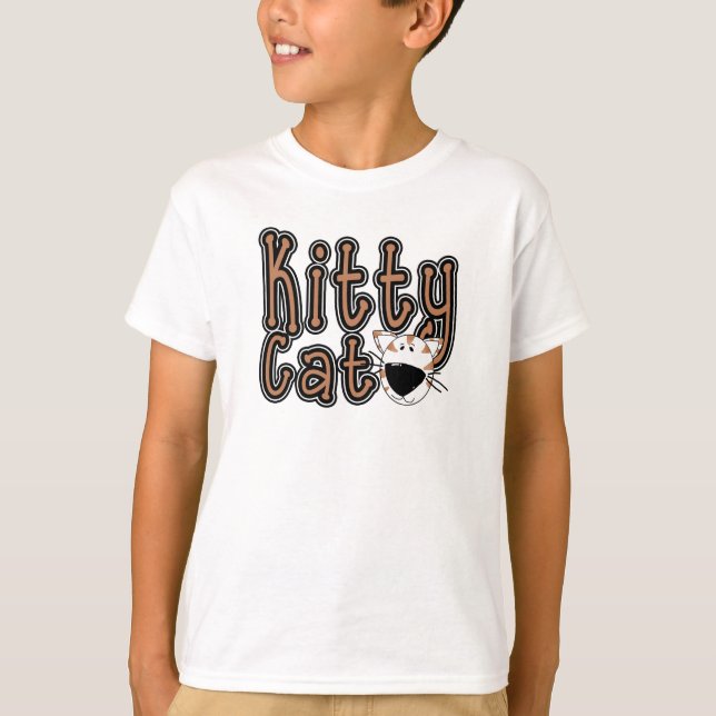 T-shirts et cadeaux mignons de chat de Kitty (Devant)