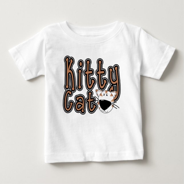 T-shirts et cadeaux mignons de chat de Kitty (Devant)