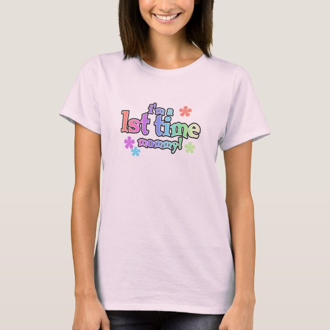 T-shirts et cadeaux Mommy-Rainbow 1st Time (Devant)