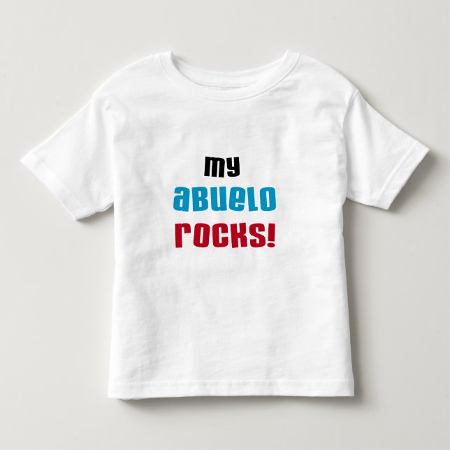 T-shirts et cadeaux My Abuelo Rocks (Devant)