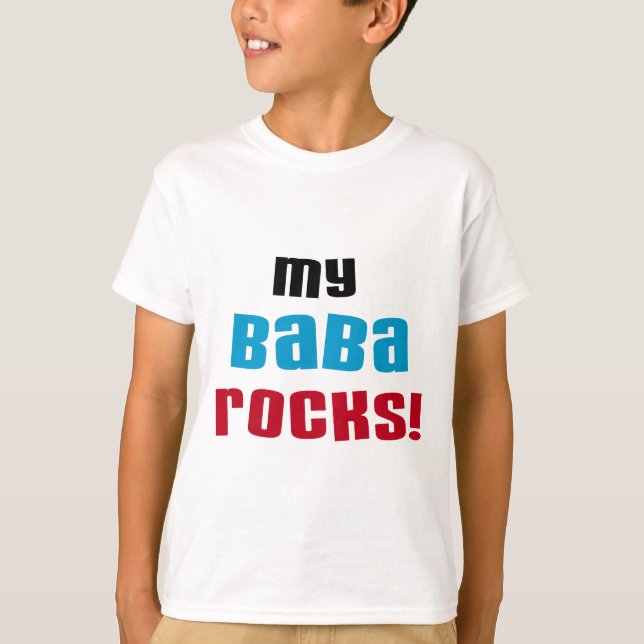 T-shirts et cadeaux My Baba Rocks (Devant)