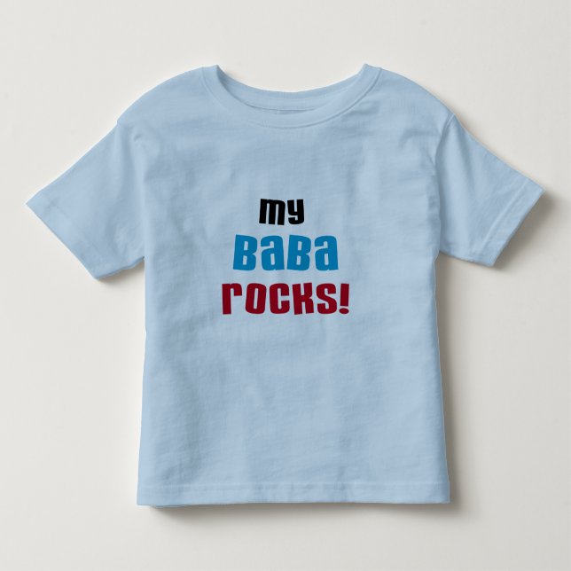 T-shirts et cadeaux My Baba Rocks (Devant)